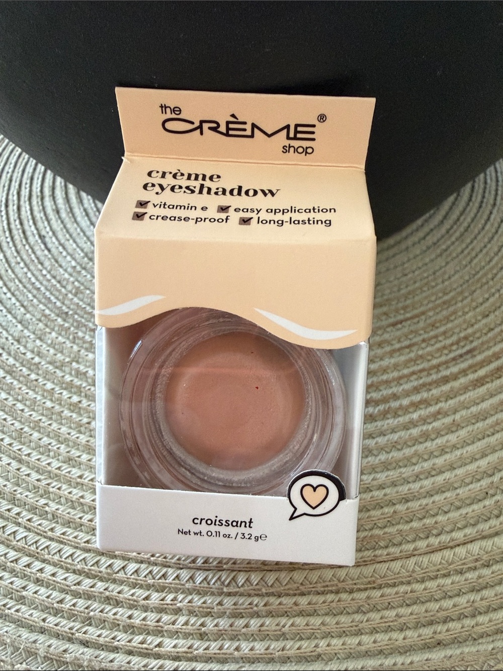 The Crème Shop Eyeshadow - Croissant (Peachy Beige) NIB